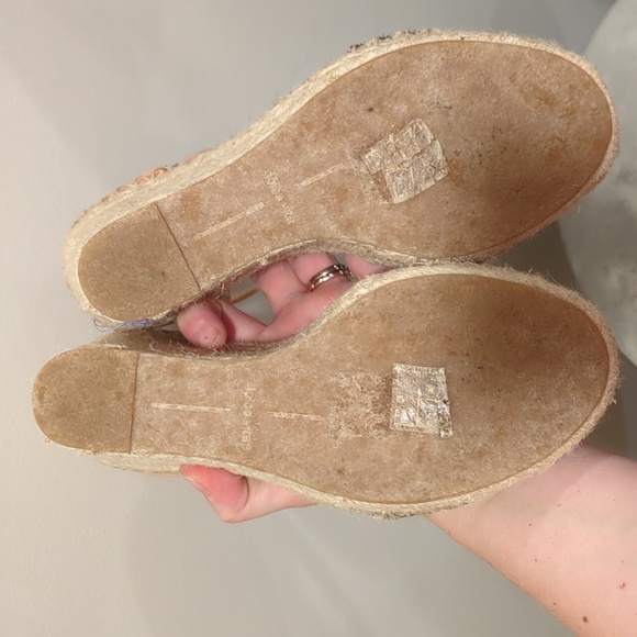 Dolce Vita | Noor leopard & pink wedge sandals - Picture 5 of 6